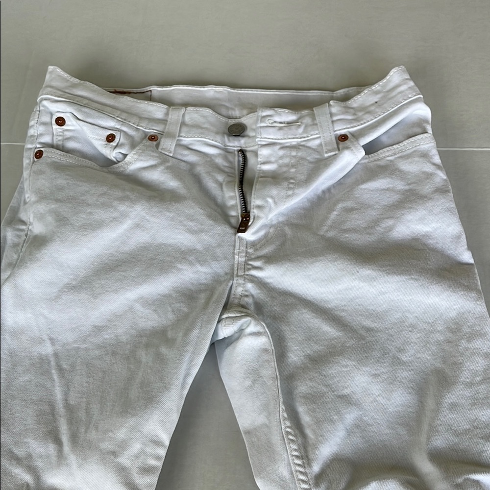 White Denim Jeans